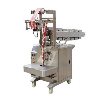 Bucket chain semi-automatic potato chip/crispy rice/apple flakes/ lollipop vertical packing machine DLP-320B